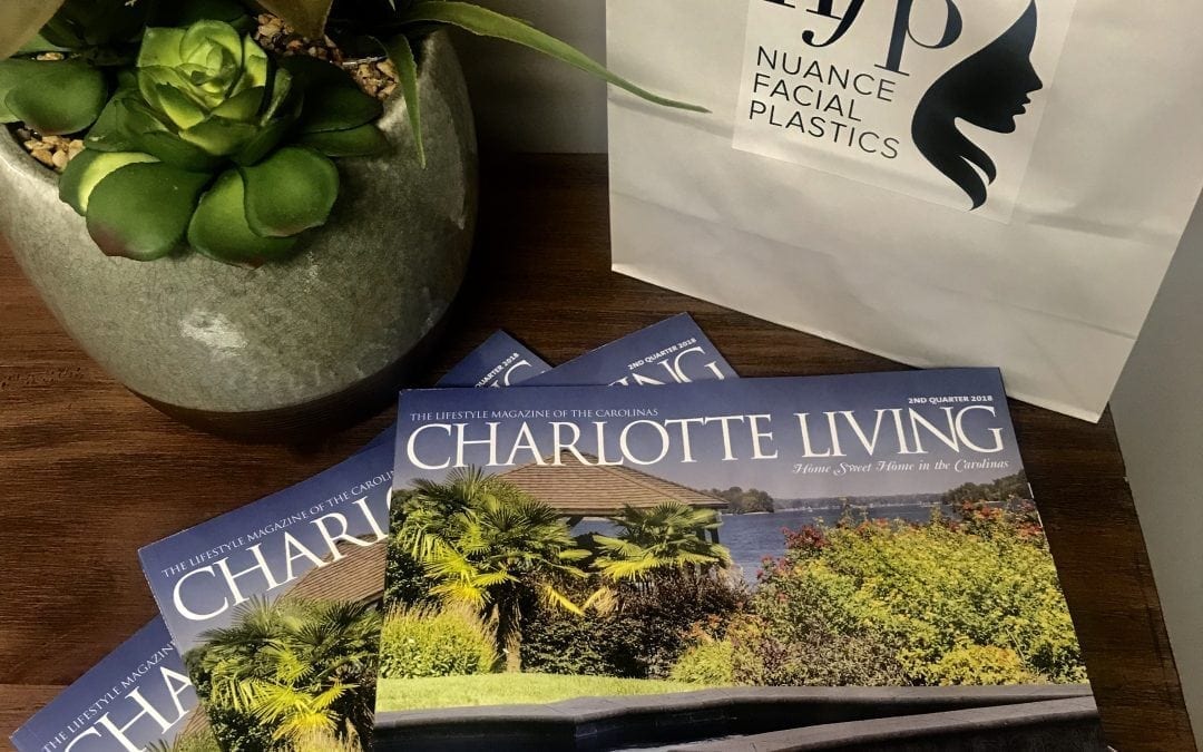 Charlotte Living Magazine at Nuance Facial Plastics